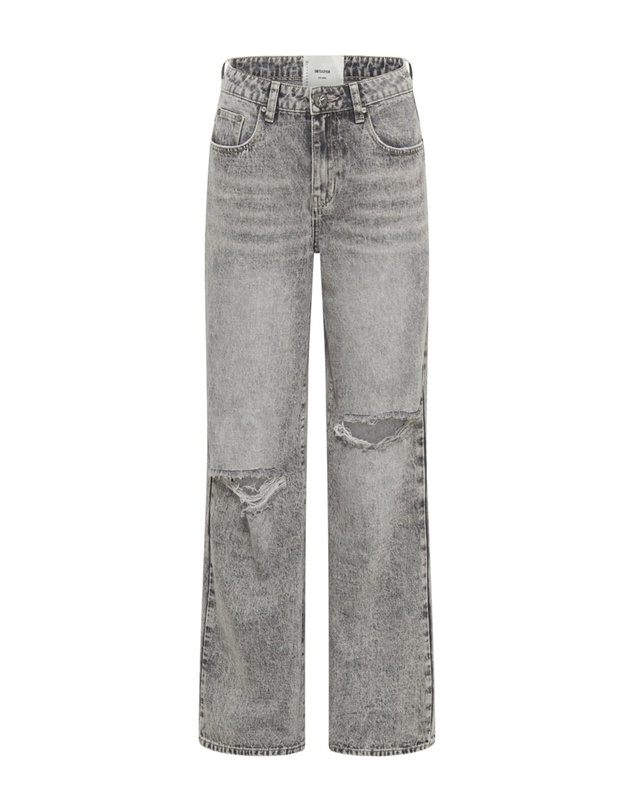 ONE TEASPOON - Smoke Jackson Mid Waist Wide Leg Jeans