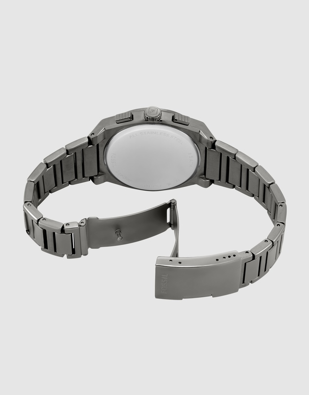 Fossil - Everett Gun-Metal Chronograph Watch