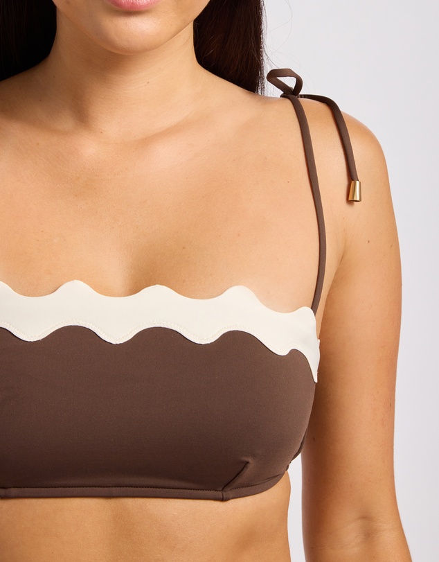 Seafolly - Ric Rac Bustier Bandeau Bikini Top