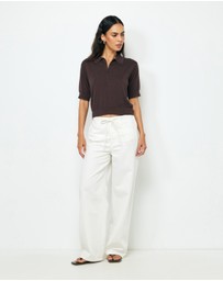 AERE - Abbey SS Knit Polo