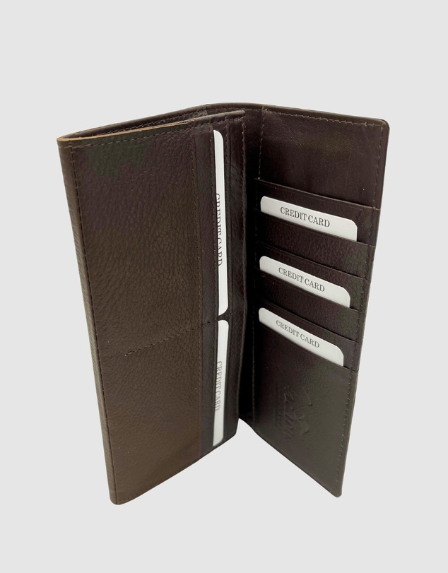 Jacaru - Jacaru 5790 Kangaroo Leather Slim Purse