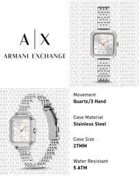 Armani Exchange - Silver Tone Analogue Watch