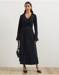 Atmos&Here - Franki Ruched Waist Midi Dress