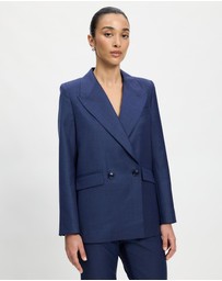 Lindsay Nicholas New York - Lexington Jacket in Denim