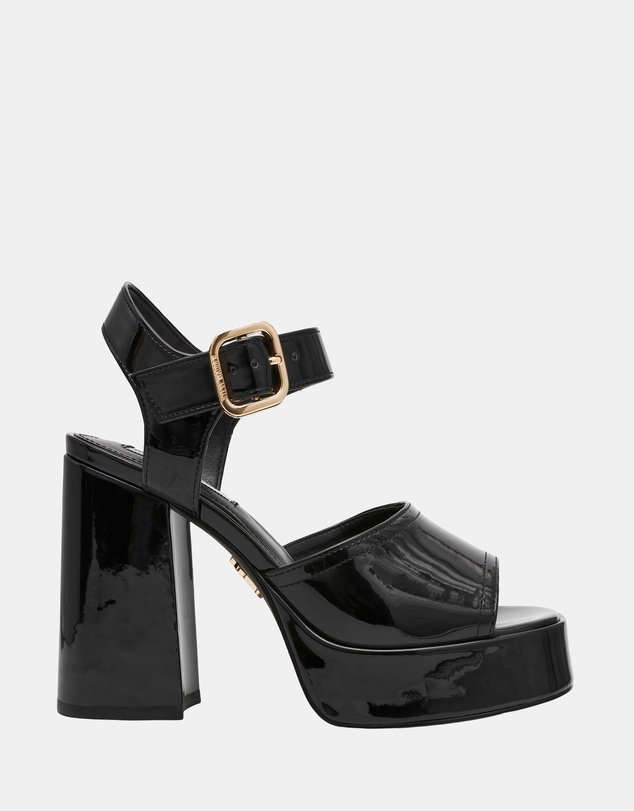 Steve Madden - Soho Black Patent Heels