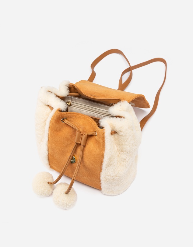 Ozwear Connection Uggs - Ugg Pompom Fluffy Backpack