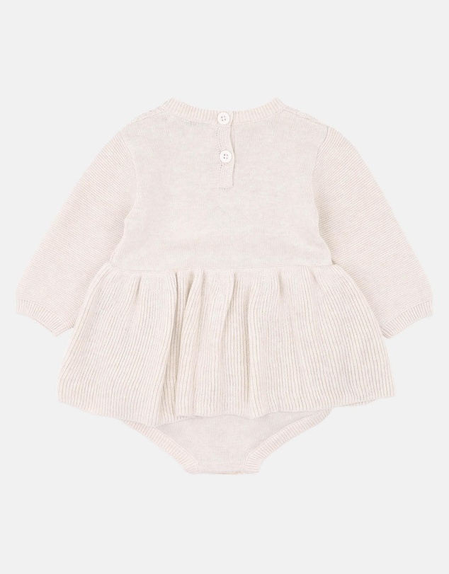 Fox & Finch - Wild Garden Knitted Overlay Bodysuit - Babies