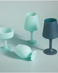 porter green - swepp | silicone unbreakable wine glasses