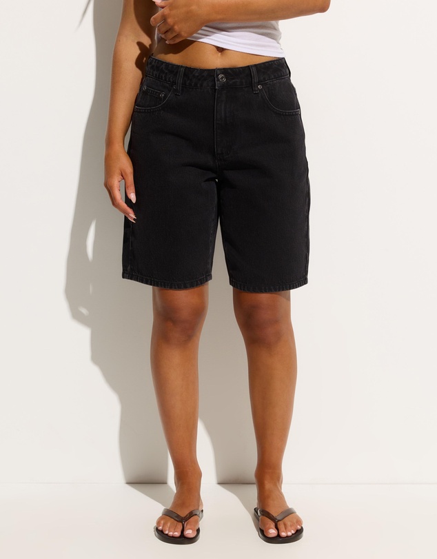 Dazie - Porto Low Rise Denim Jorts