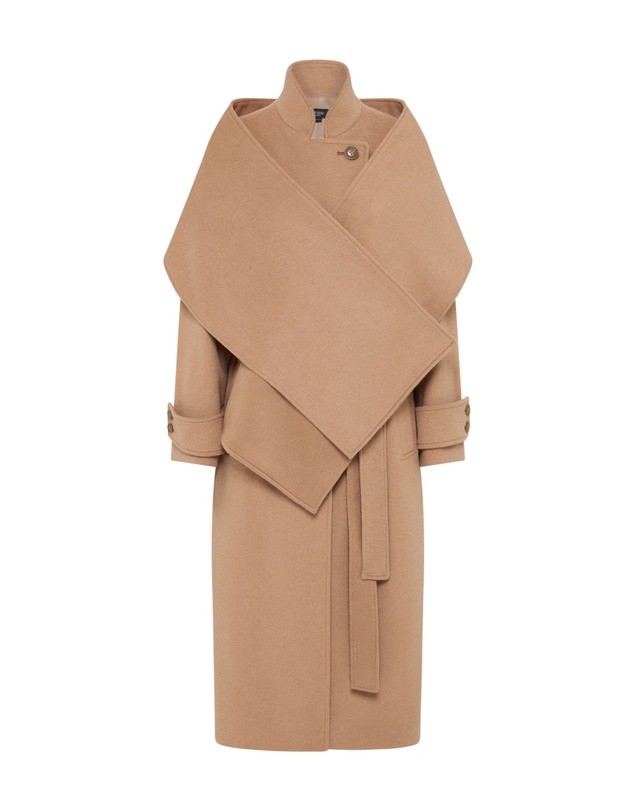 Oxford - Talia Detachable Scarf Coat