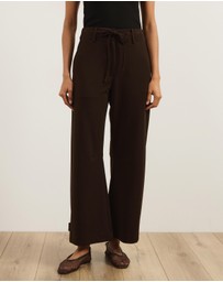Atmos&Here - Bella Cuff Tab Pants