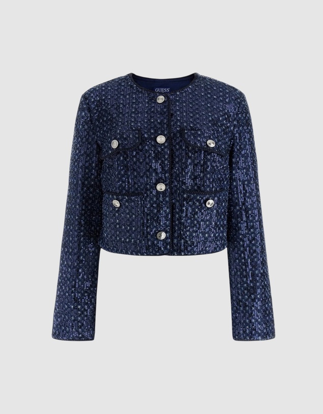 GUESS - Elisa Sequin Denim Jacket