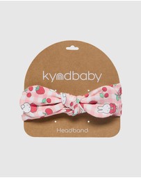 Kynd Baby - Miffy Headband in Berry Check
