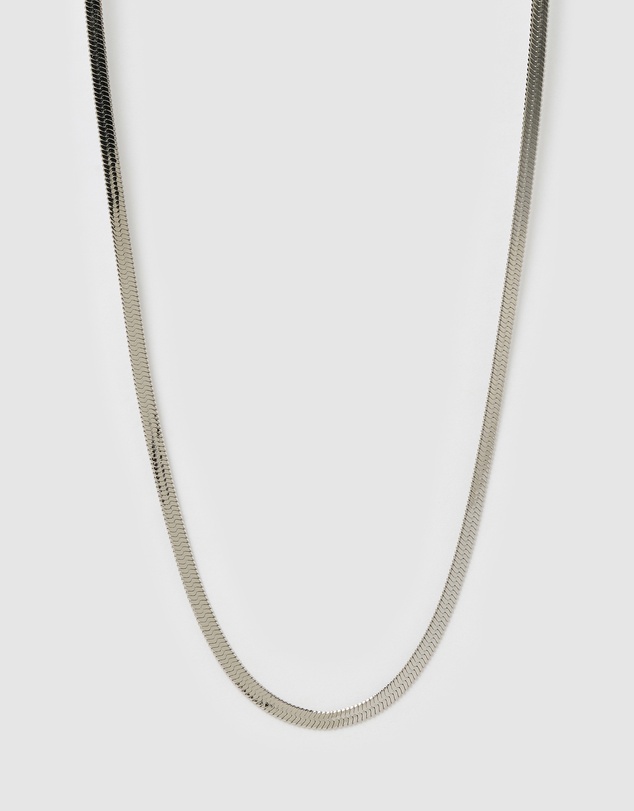Arms Of Eve - Sylvia Silver Snake Chain Necklace
