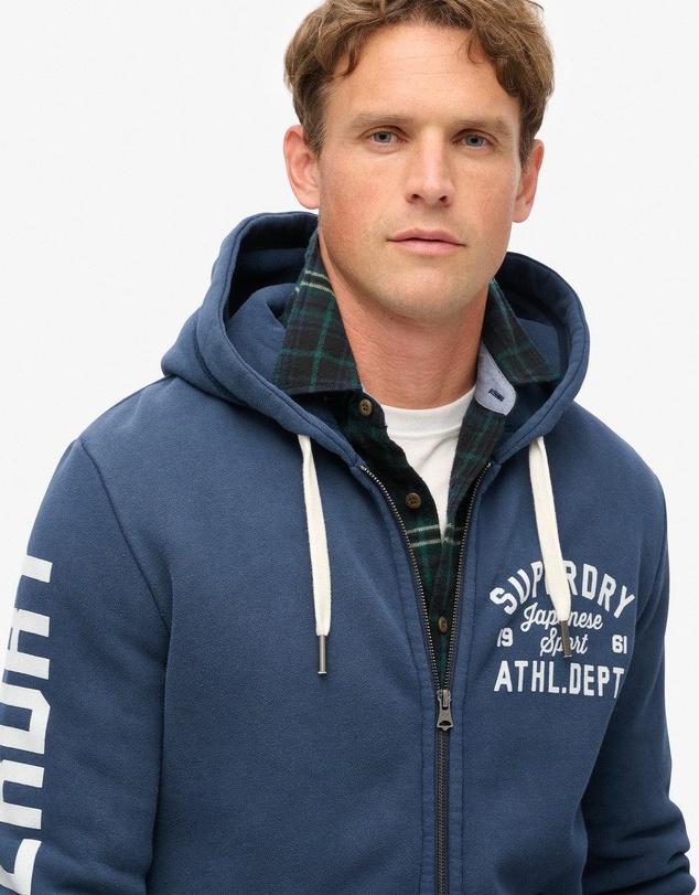 Superdry - Track & Field Graphic Ziphood