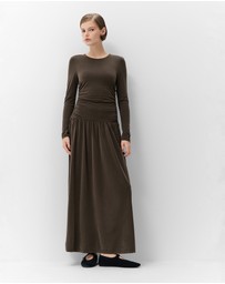 UNISON - Ruched Detail Maxi Dress