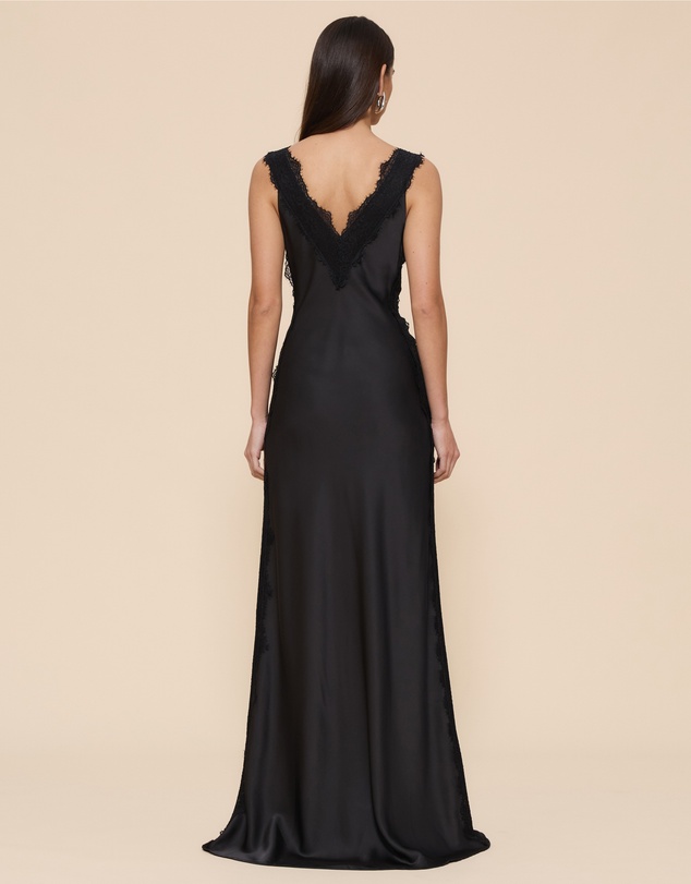 CHANCERY - Lou V-Neck Panel Maxi Dress