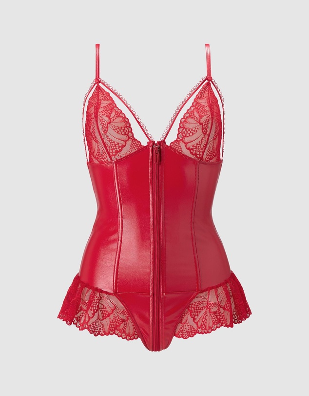 Ann Summers - Sultry Affair Zip Crotchless Teddy