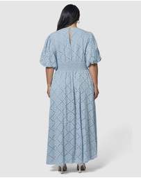 Something 4 Olivia - Sophia Broderie Maxi Dress