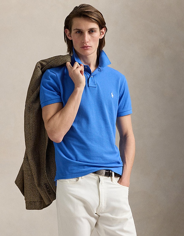 Polo Ralph Lauren - Custom Slim Fit Mesh Polo Shirt