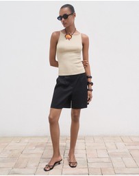 M.N.G - Fine Ribbed Knit Top