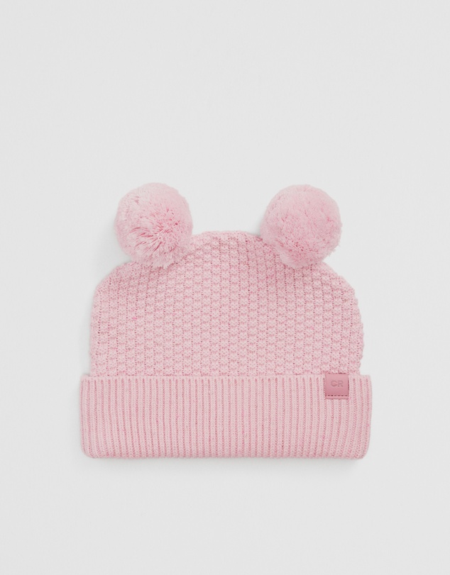 Country Road - Organically Grown Cotton Cord Pom Pom Knit Beanie