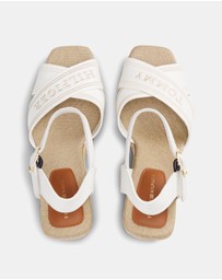 Tommy Hilfiger - Wedge Heel Espadrille Sandals - Women's