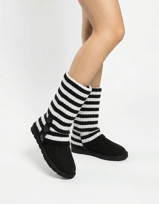 Ozwear Connection Uggs - Ugg Cardy Stretchy Knit Leg Warmers Slouch Socks