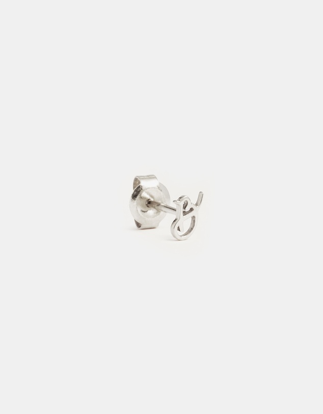By Charlotte - Sterling Silver Love B Earring