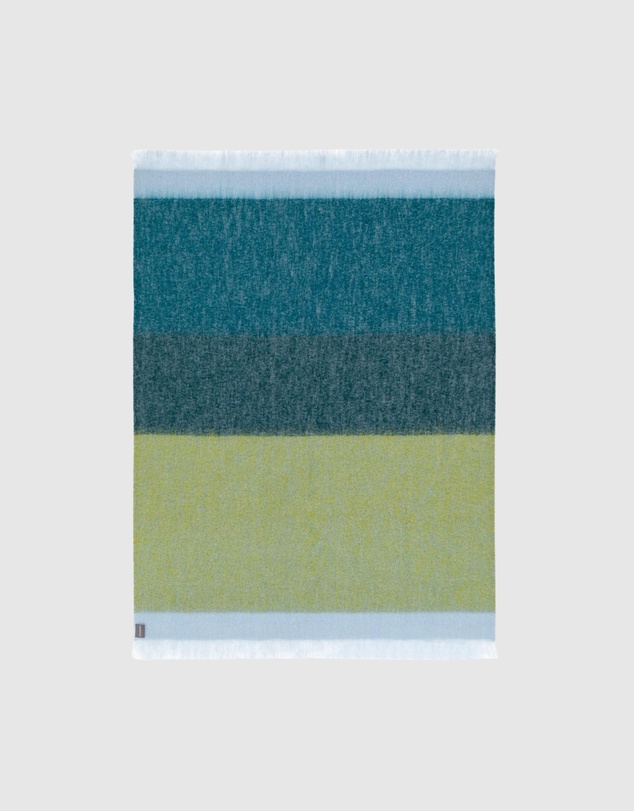 St Albans - Mohair Throw Everglades