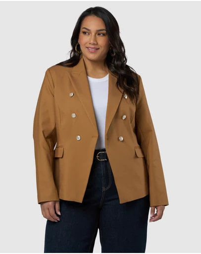 Something 4 Olivia - Madeleine Button Blazer
