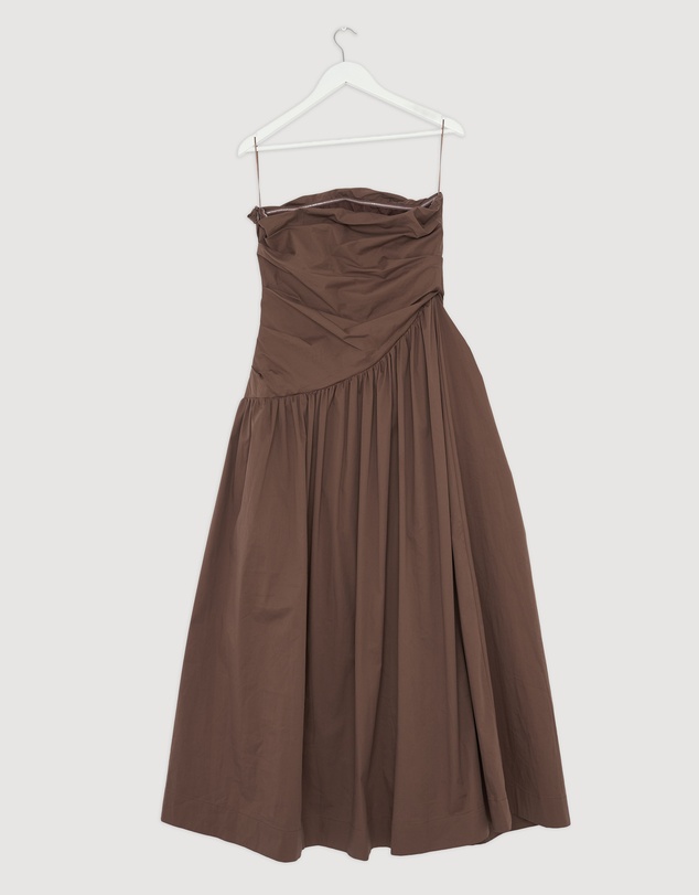 Revibe - Repaired AERE Kiera Strapless Midi Dress - AU 14