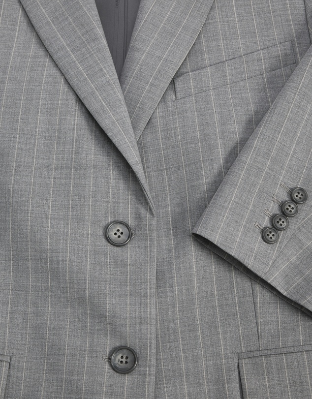 Country Road - Wool Blend Pinstripe Classic Blazer