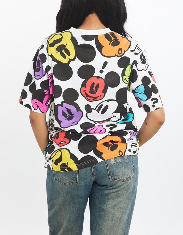 Vintage by The Real Deal - Pre Loved - Vintage Disney Mickey Mouse 'Tokyo Resort' All Over Print Tee