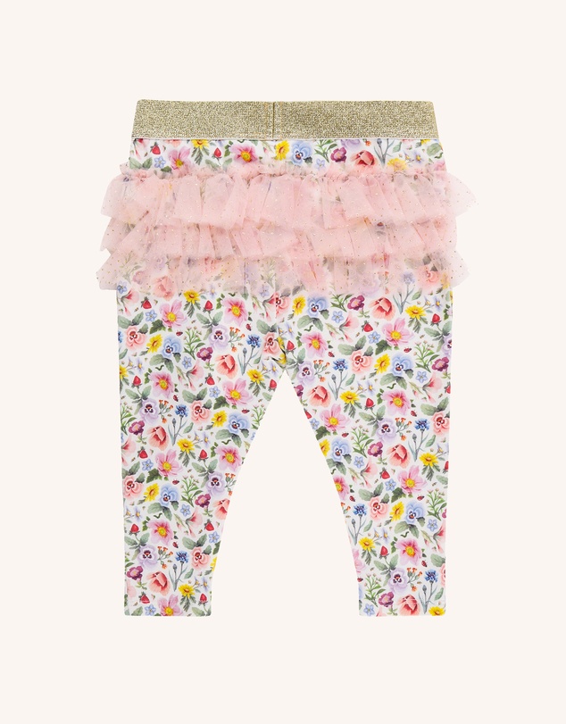 Fleur Harris - 'Enchanted Flowers' Fabulous Frilled Legging in Cloud