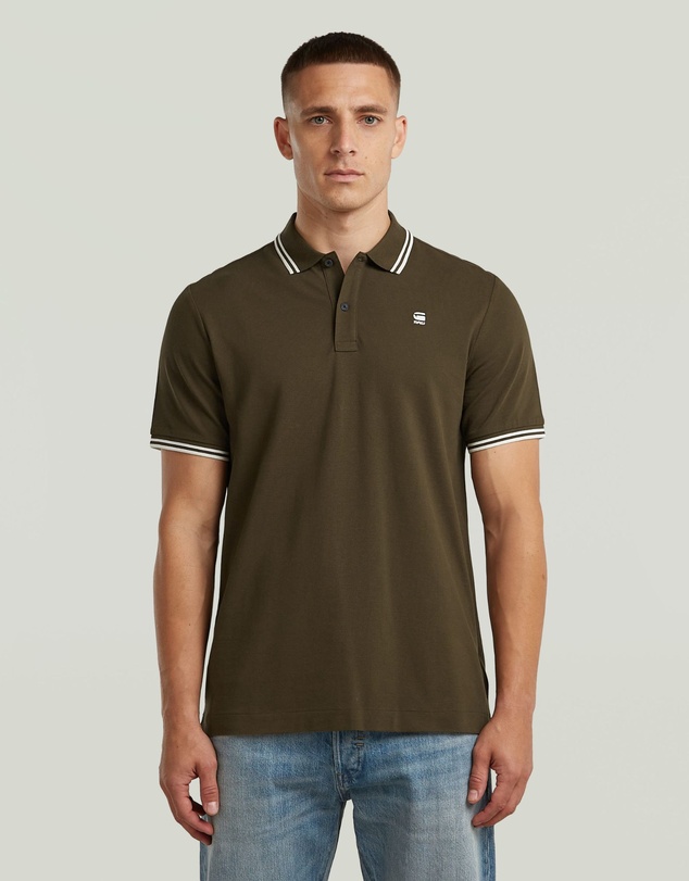G-Star - Dunda slim stripe polo s\s