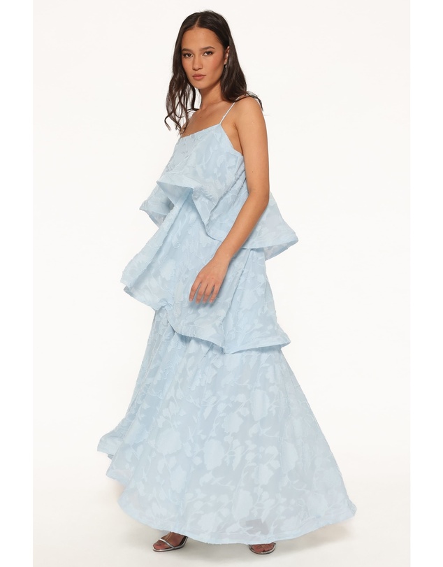 Petal & Pup - Nerissa Maxi Dress - Pale Blue