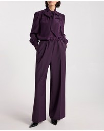 David Lawrence - Marlow Pussy Bow Silk Blouse