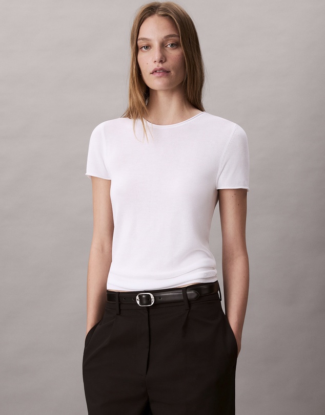 Calvin Klein - Fine Rib Slim T-Shirt