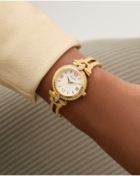 GUESS - Guess Ladies Gold Tone 28mm Analogue Watch