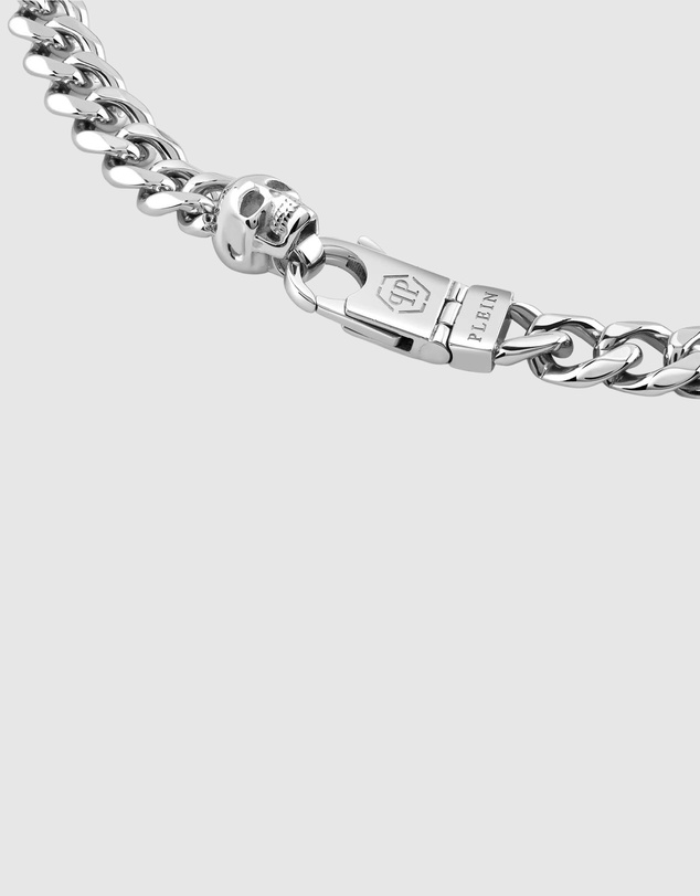 Philipp Plein - Plein Icon Chain Silver-Tone Necklace