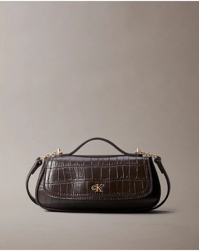 Calvin Klein - Croc Embossed Crossbody Bag