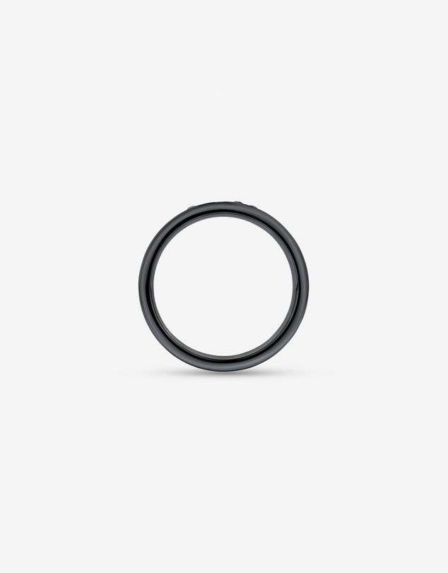Michael Hill - 6mm Black Diamond Wedding Band in Black Titanium