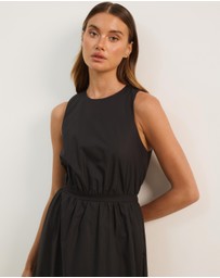 Atmos&Here - Isobel Cotton Poplin Midi Dress