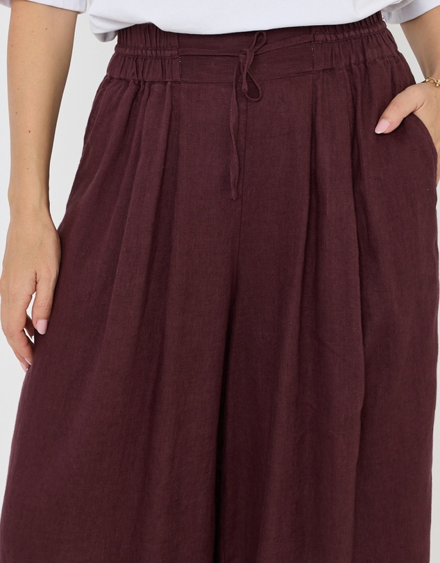 ALEXANDRA - Ciel Pants Burgundy