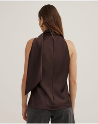 Witchery - V-neck Scarf Top