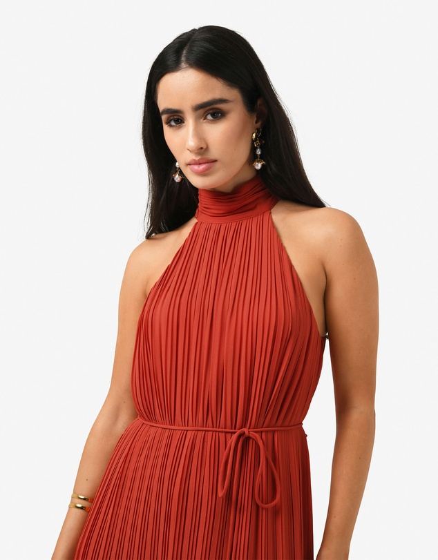 Forcast - Shelly Chiffon Pleated Dress
