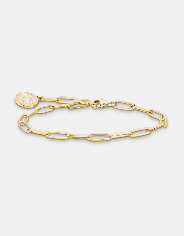 THOMAS SABO - Charm Bracelet with Cold Enamel Gold Plated