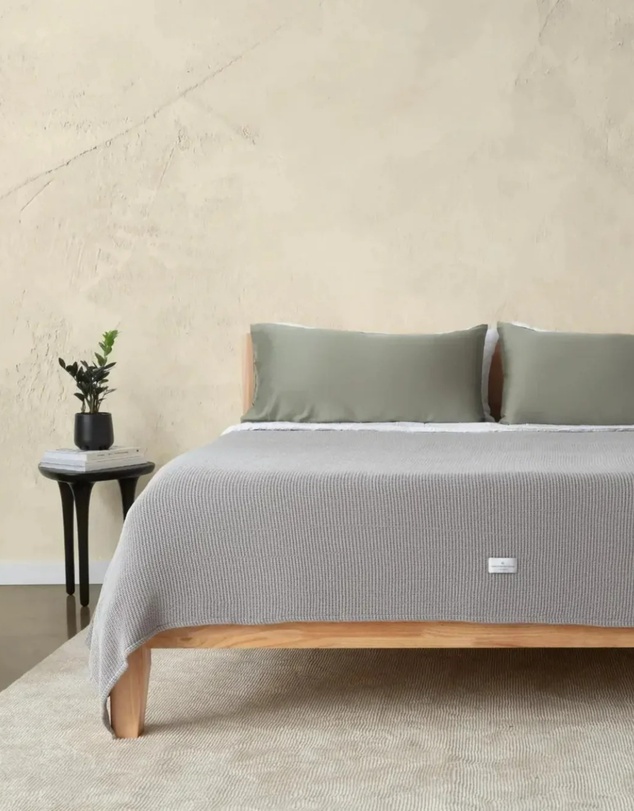 Ettitude - Blissful Bamboo Waffle Throw Blanket