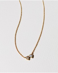 SAINT VALENTINE - Two Of A Kind Heart Necklace - Gold
